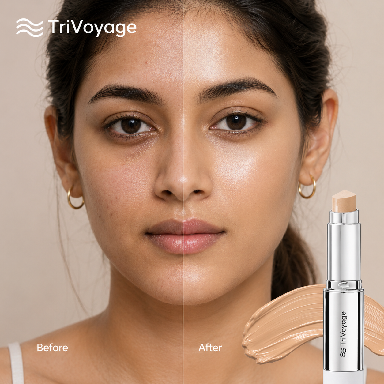 Colour-Changing Foundation Stick